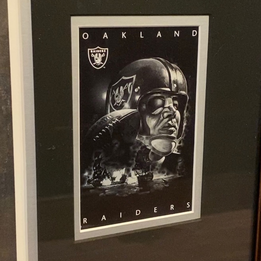 Raiders Jim Otto signed lithograph framed - Picture 4 of 4